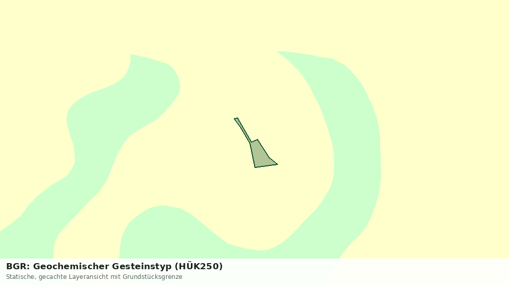 Statische Kartenansicht: BGR: Geochemischer Gesteinstyp (HÜK250)