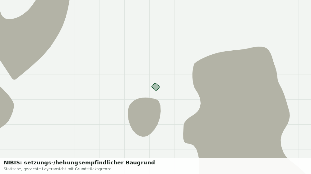 Statische Kartenansicht: NIBIS: setzungs-/hebungsempfindlicher Baugrund