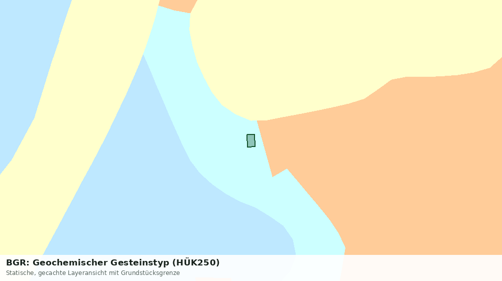 Statische Kartenansicht: BGR: Geochemischer Gesteinstyp (HÜK250)