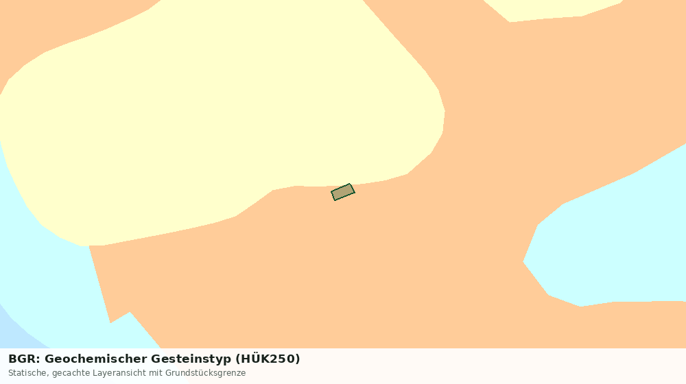 Statische Kartenansicht: BGR: Geochemischer Gesteinstyp (HÜK250)