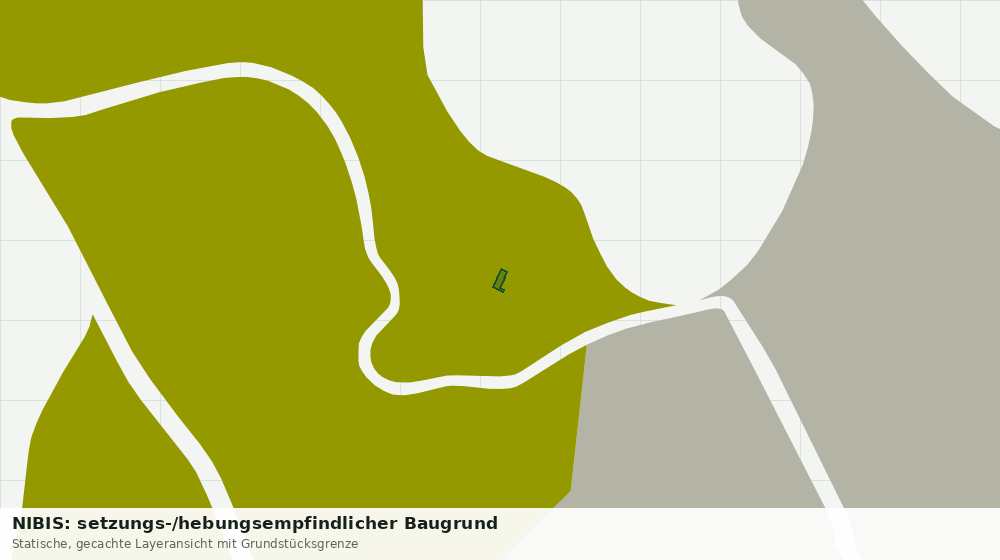 Statische Kartenansicht: NIBIS: setzungs-/hebungsempfindlicher Baugrund