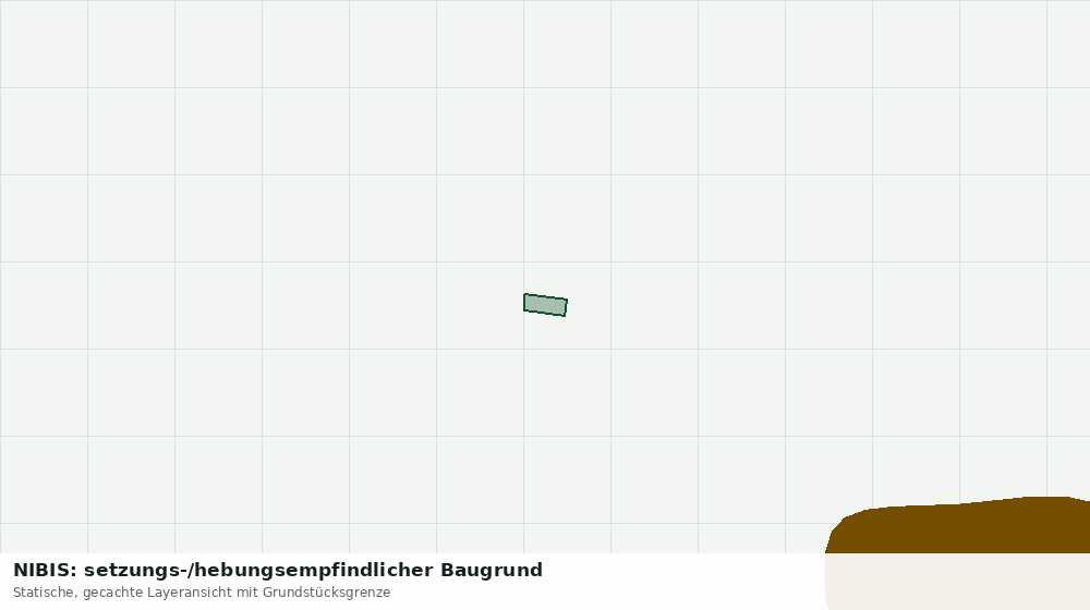 Statische Kartenansicht: NIBIS: setzungs-/hebungsempfindlicher Baugrund