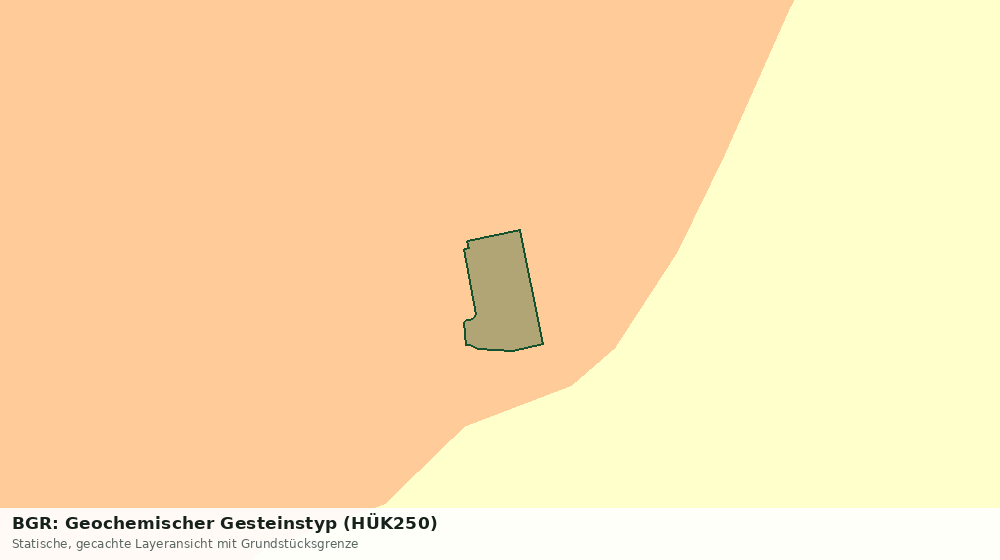Statische Kartenansicht: BGR: Geochemischer Gesteinstyp (HÜK250)