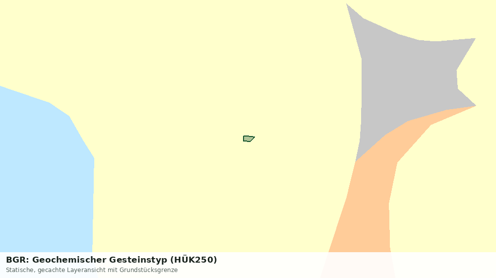 Statische Kartenansicht: BGR: Geochemischer Gesteinstyp (HÜK250)