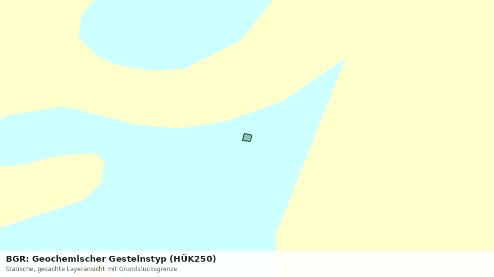 Statische Kartenansicht: BGR: Geochemischer Gesteinstyp (HÜK250)