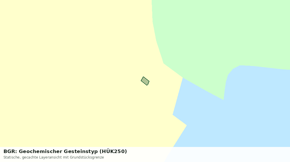 Statische Kartenansicht: BGR: Geochemischer Gesteinstyp (HÜK250)