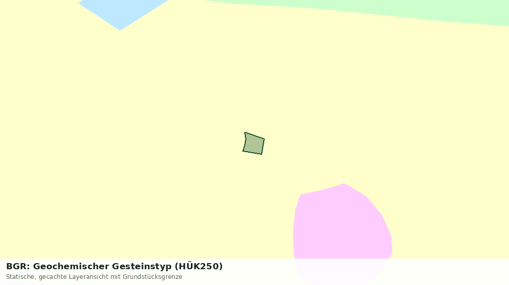 Statische Kartenansicht: BGR: Geochemischer Gesteinstyp (HÜK250)
