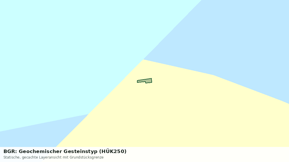Statische Kartenansicht: BGR: Geochemischer Gesteinstyp (HÜK250)