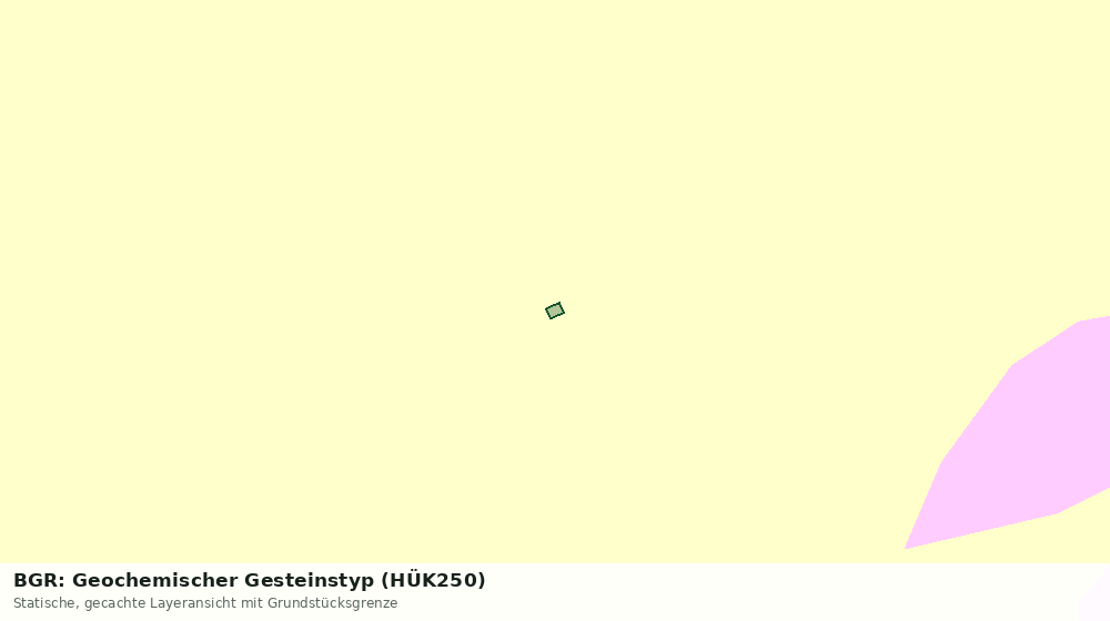 Statische Kartenansicht: BGR: Geochemischer Gesteinstyp (HÜK250)