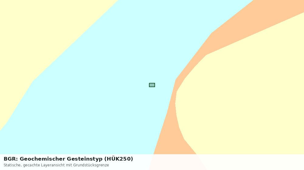 Statische Kartenansicht: BGR: Geochemischer Gesteinstyp (HÜK250)