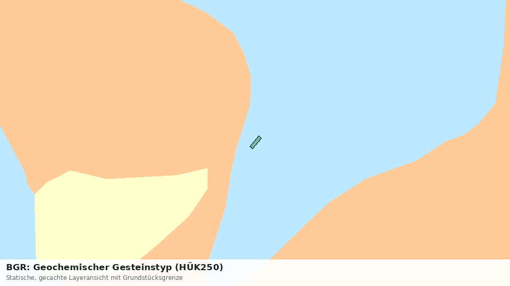 Statische Kartenansicht: BGR: Geochemischer Gesteinstyp (HÜK250)