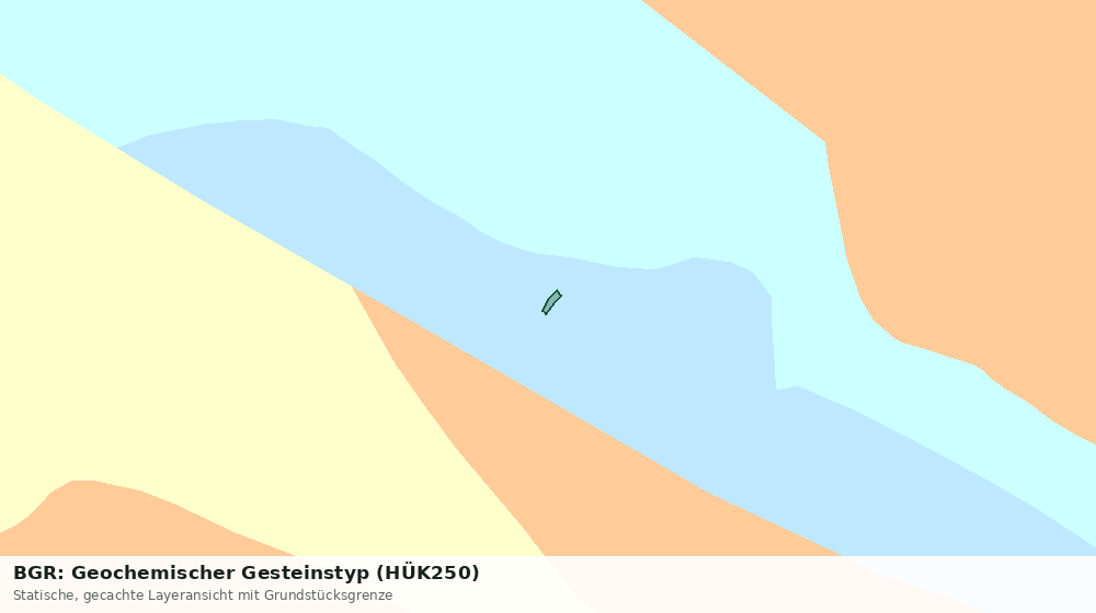 Statische Kartenansicht: BGR: Geochemischer Gesteinstyp (HÜK250)