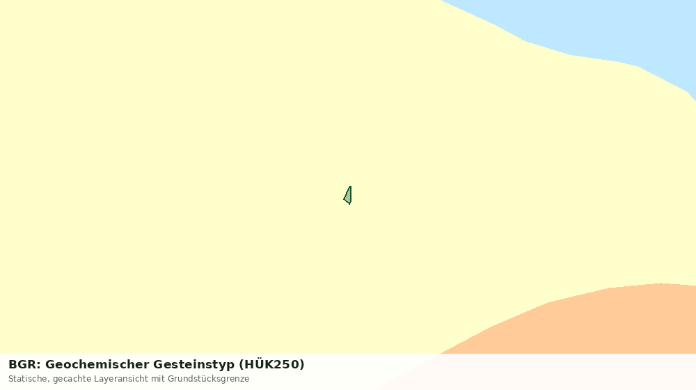 Statische Kartenansicht: BGR: Geochemischer Gesteinstyp (HÜK250)