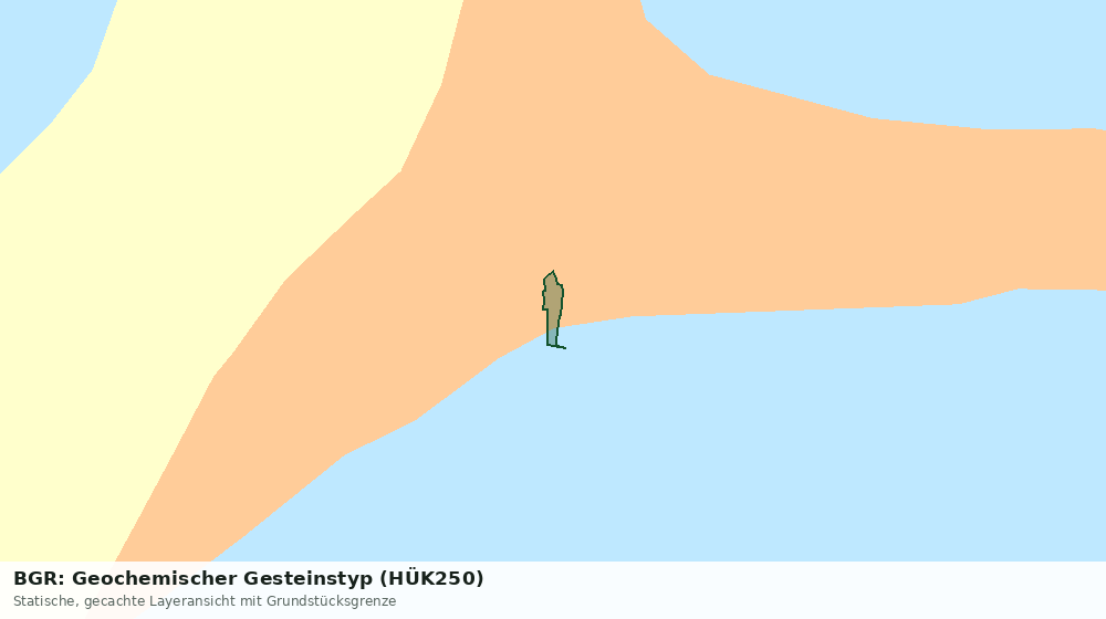 Statische Kartenansicht: BGR: Geochemischer Gesteinstyp (HÜK250)