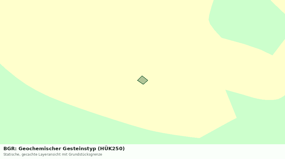 Statische Kartenansicht: BGR: Geochemischer Gesteinstyp (HÜK250)