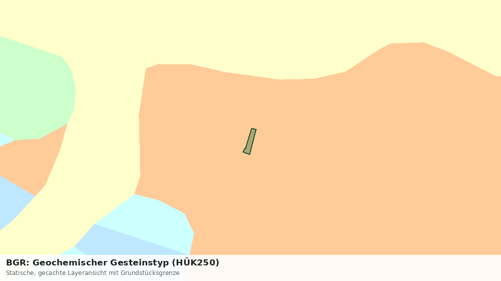 Statische Kartenansicht: BGR: Geochemischer Gesteinstyp (HÜK250)