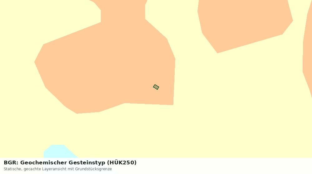 Statische Kartenansicht: BGR: Geochemischer Gesteinstyp (HÜK250)