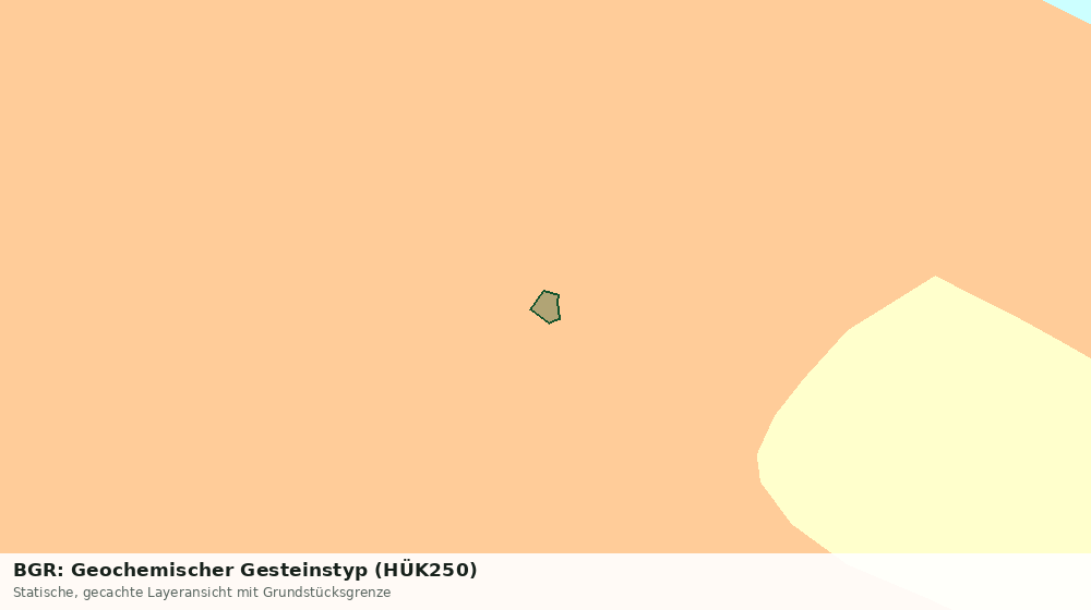 Statische Kartenansicht: BGR: Geochemischer Gesteinstyp (HÜK250)