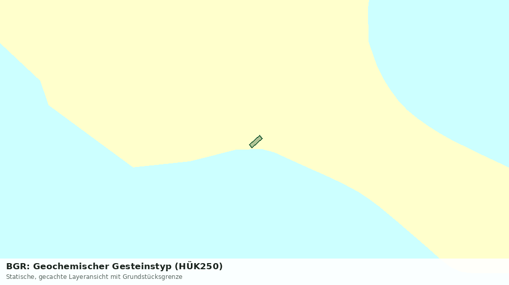 Statische Kartenansicht: BGR: Geochemischer Gesteinstyp (HÜK250)