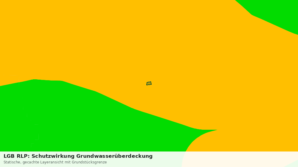 Statische Kartenansicht: LGB RLP: Schutzwirkung Grundwasserüberdeckung