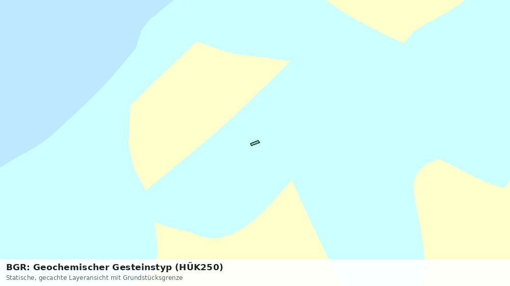 Statische Kartenansicht: BGR: Geochemischer Gesteinstyp (HÜK250)