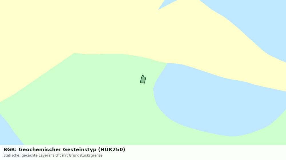 Statische Kartenansicht: BGR: Geochemischer Gesteinstyp (HÜK250)