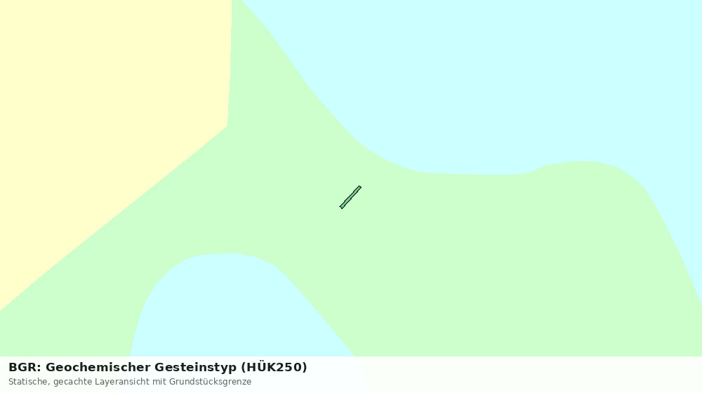 Statische Kartenansicht: BGR: Geochemischer Gesteinstyp (HÜK250)
