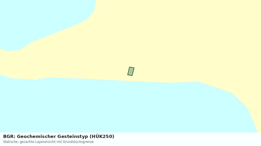 Statische Kartenansicht: BGR: Geochemischer Gesteinstyp (HÜK250)