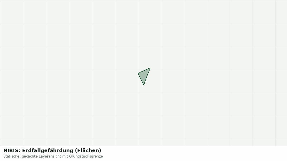 Statische Kartenansicht: NIBIS: Erdfallgefährdung (Flächen)