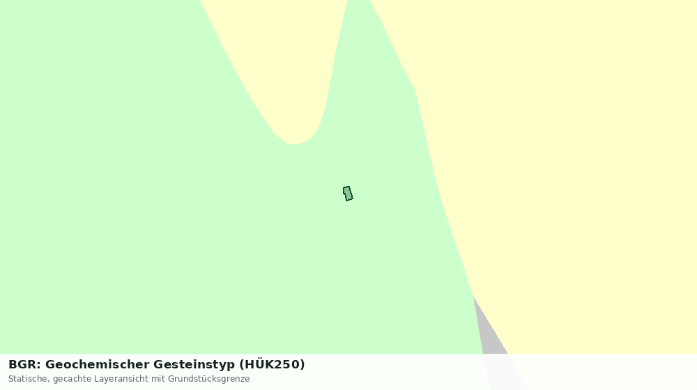 Statische Kartenansicht: BGR: Geochemischer Gesteinstyp (HÜK250)