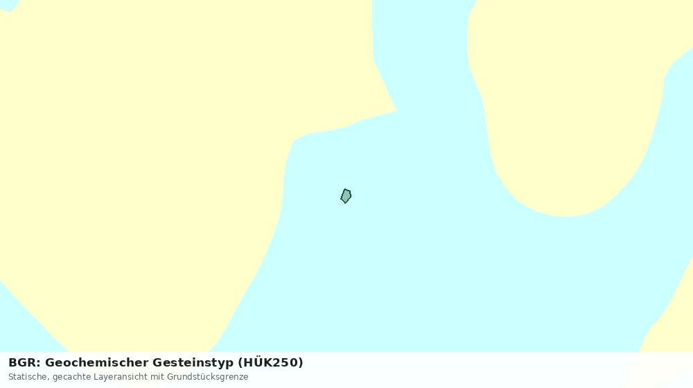 Statische Kartenansicht: BGR: Geochemischer Gesteinstyp (HÜK250)
