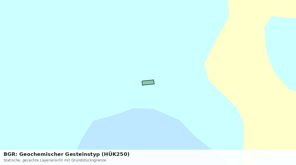 Statische Kartenansicht: BGR: Geochemischer Gesteinstyp (HÜK250)