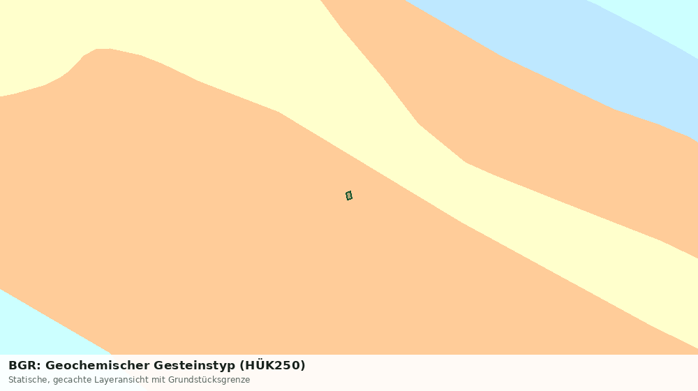 Statische Kartenansicht: BGR: Geochemischer Gesteinstyp (HÜK250)