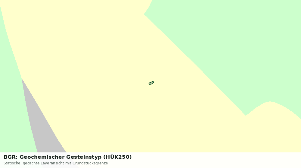 Statische Kartenansicht: BGR: Geochemischer Gesteinstyp (HÜK250)