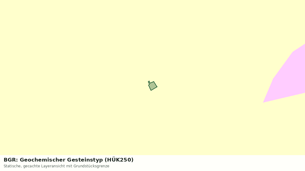 Statische Kartenansicht: BGR: Geochemischer Gesteinstyp (HÜK250)