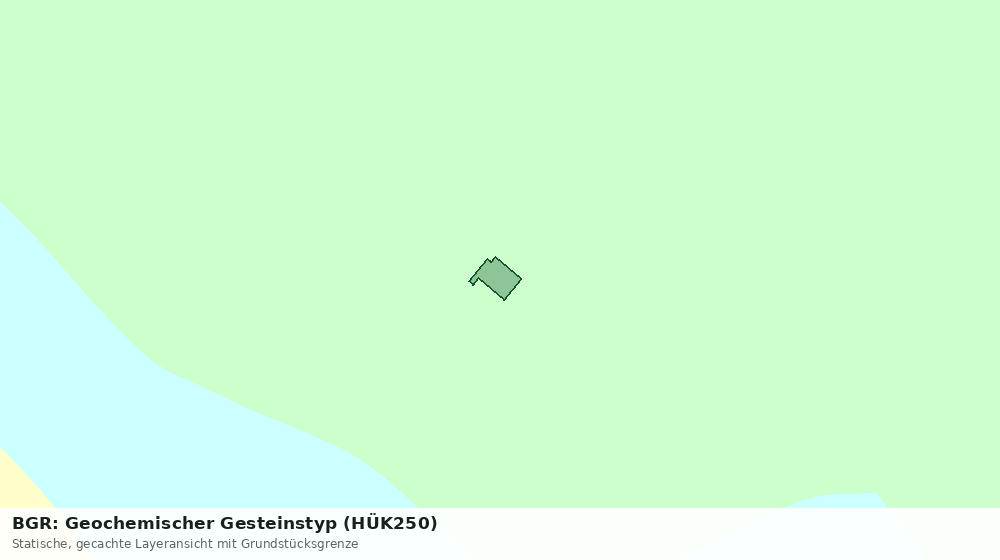 Statische Kartenansicht: BGR: Geochemischer Gesteinstyp (HÜK250)