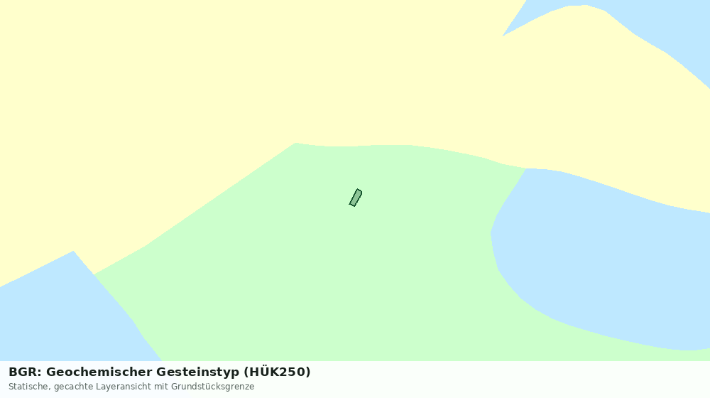 Statische Kartenansicht: BGR: Geochemischer Gesteinstyp (HÜK250)