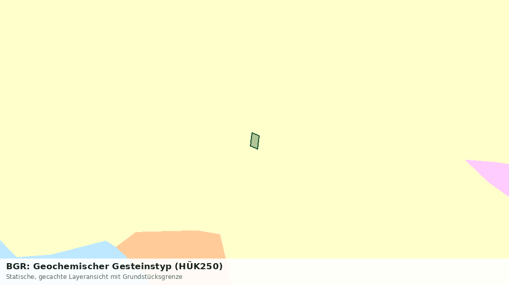 Statische Kartenansicht: BGR: Geochemischer Gesteinstyp (HÜK250)