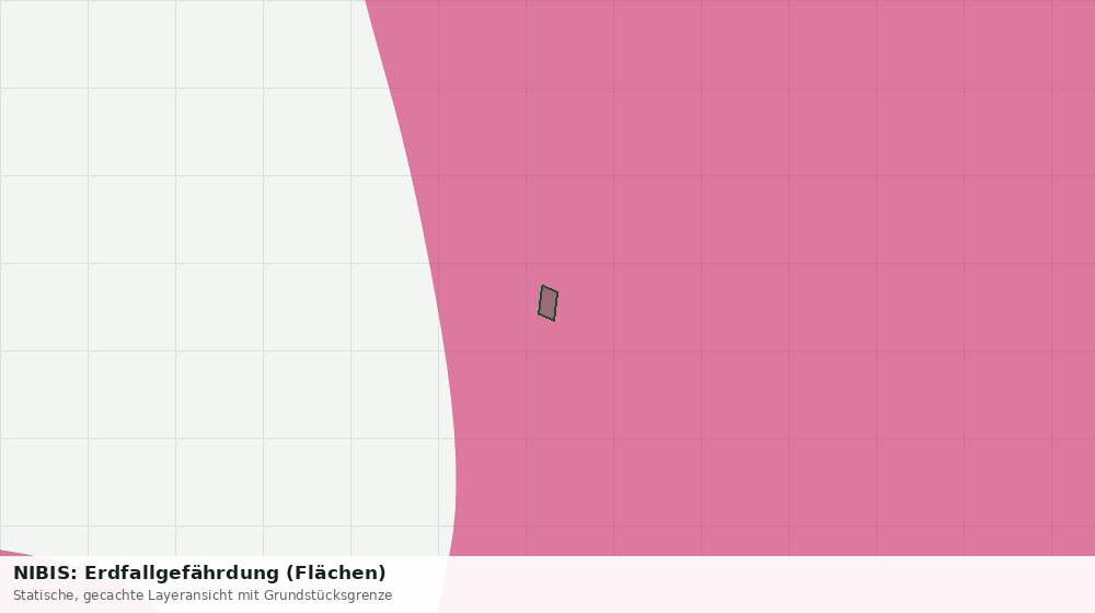 Statische Kartenansicht: NIBIS: Erdfallgefährdung (Flächen)