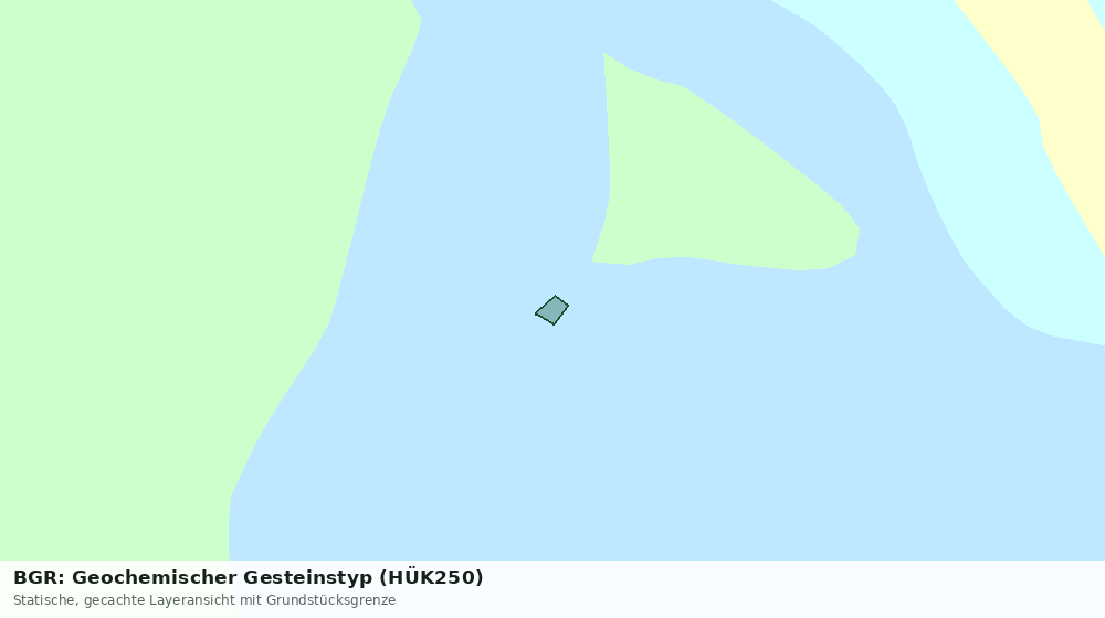 Statische Kartenansicht: BGR: Geochemischer Gesteinstyp (HÜK250)