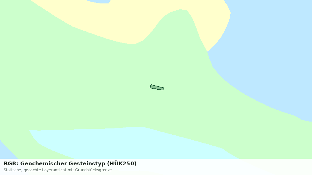 Statische Kartenansicht: BGR: Geochemischer Gesteinstyp (HÜK250)