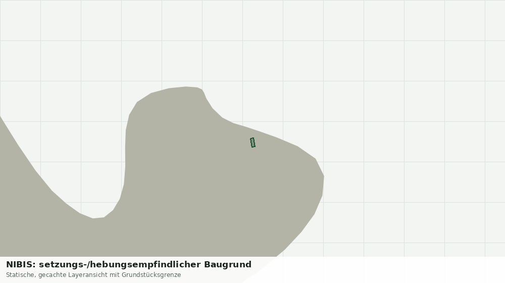 Statische Kartenansicht: NIBIS: setzungs-/hebungsempfindlicher Baugrund