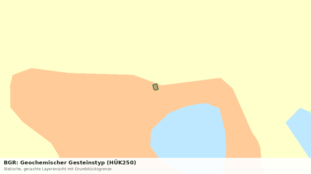 Statische Kartenansicht: BGR: Geochemischer Gesteinstyp (HÜK250)