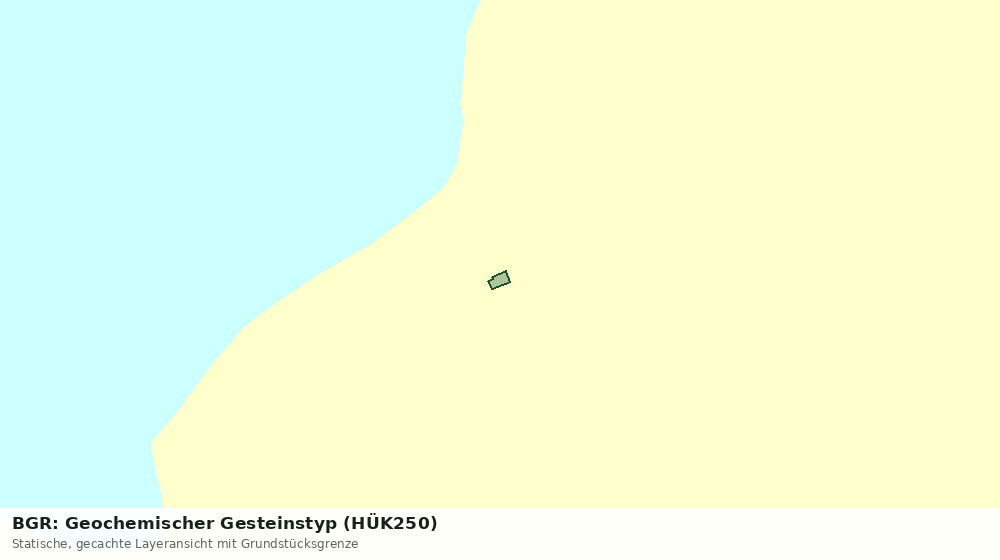 Statische Kartenansicht: BGR: Geochemischer Gesteinstyp (HÜK250)
