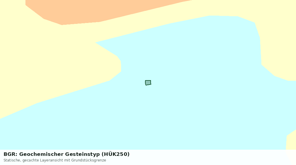 Statische Kartenansicht: BGR: Geochemischer Gesteinstyp (HÜK250)