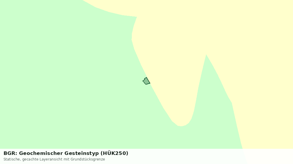 Statische Kartenansicht: BGR: Geochemischer Gesteinstyp (HÜK250)