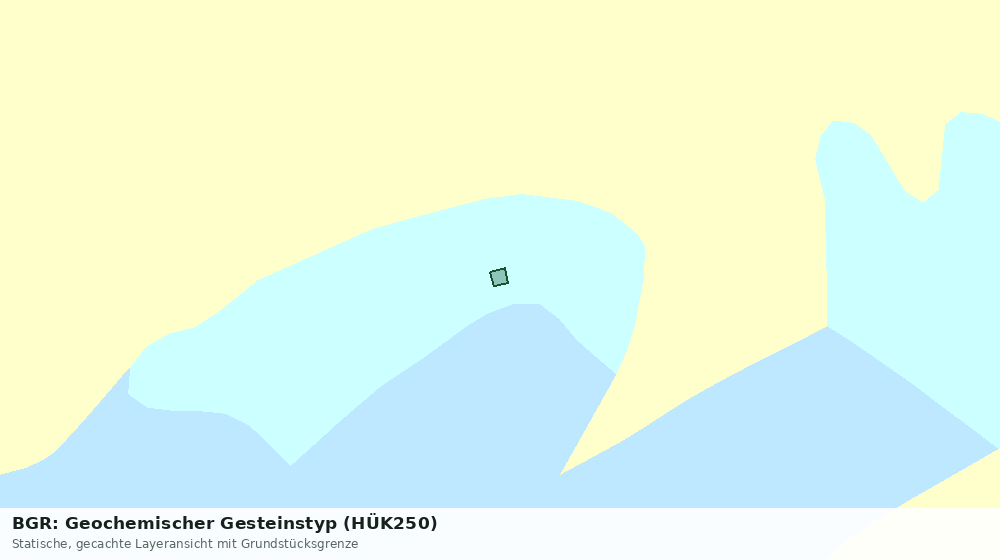Statische Kartenansicht: BGR: Geochemischer Gesteinstyp (HÜK250)
