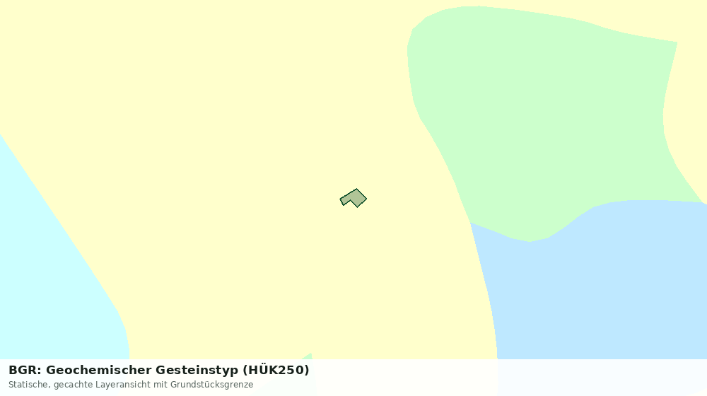 Statische Kartenansicht: BGR: Geochemischer Gesteinstyp (HÜK250)
