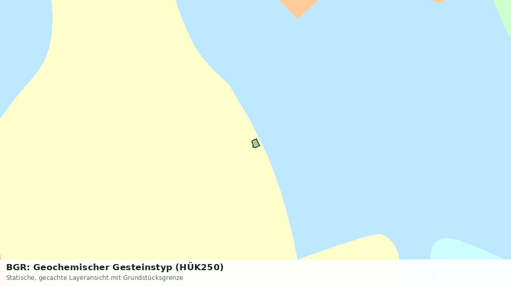 Statische Kartenansicht: BGR: Geochemischer Gesteinstyp (HÜK250)