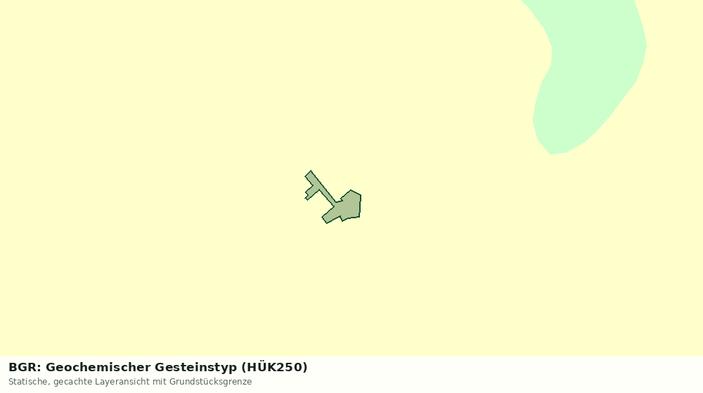 Statische Kartenansicht: BGR: Geochemischer Gesteinstyp (HÜK250)